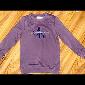 Purple Calvin Klein sweater
